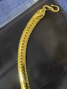 Gold 18kt Coated Men’s Bracelet-Demi Fine Jewel
