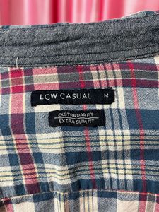 Plaid Button-Down Shirt