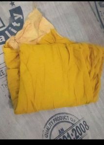 Yellow Ethnic Bottom women shalwar lilen