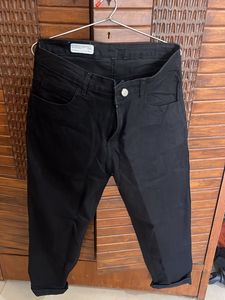 Kotty Black Straight Fit Jeans