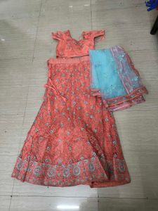 ghagra choli with duppata fully stitched