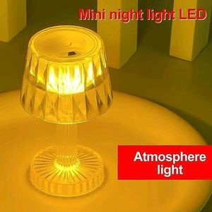 LED Table Lamp Set of 1 - Bedside Night Light