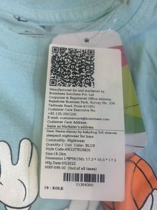 Mickey &amp; Donald Pajama Set - Size Newborn