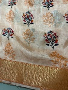 New Orange Saree