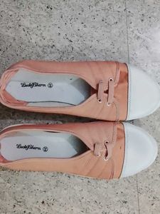 Peach Casual Shoes