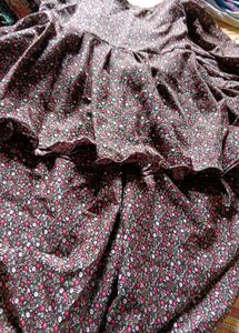 Floral Print Tiered Dress