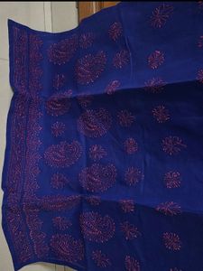Beautiful LucknowiChikakari Blue Kurta