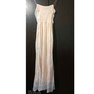 Lace White Dress With Shrug