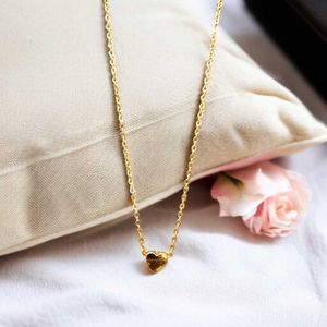 Sweet Gold Heart Necklace