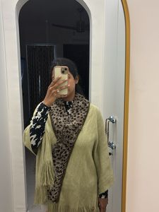 Stylish Scarf with Faux Fur for Women/Girls
