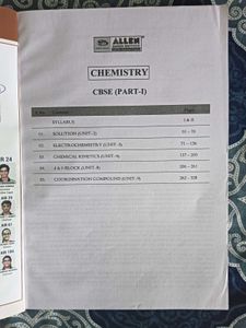 (Allen) CBSE CHEMISTRY Class12th Booklet (Part1+2)