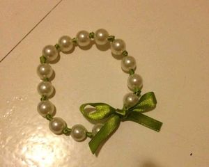 Pearl 🦪 &amp; Ribbon 🎀 Bracelet 😍