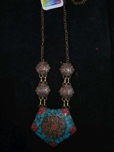 Ethnic Afghan Antique Necklace Boho Style