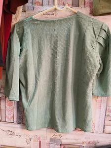 Mint Green Bow Top