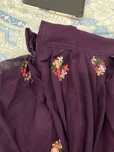 Purple Embroidered Salwar Kameez Suit