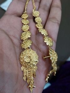 Gold-toned Floral Jhumka Earrings