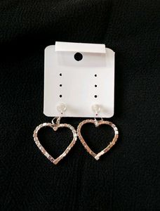 Crystal Heart Dangle Earrings❤️