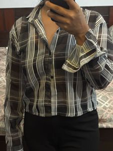 Striped Black & White Shirt