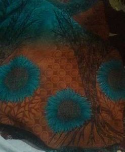 Elegant Floral Print Saree