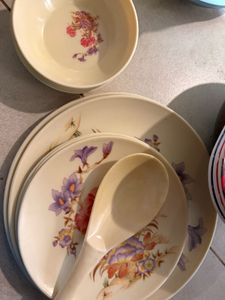 Melamine Floral Dinner Set
