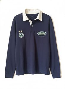 STUDIOFIT Relaxed Fit Long Sleeve Polo Shirt