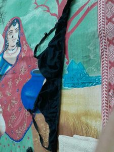Unused Cotton Bra Black