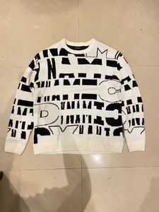 Abstract Graphic Print Sweater