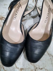 Black Slingback Heels