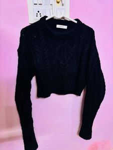 Woolen Crop Top