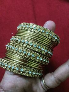 Golden Metal Bangles