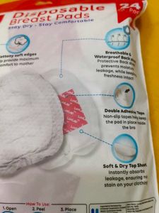 Disposable breast pads