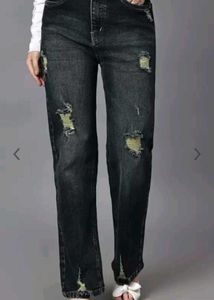 Distressed Street Style Jeans