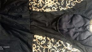 Black Net Embroidery Anarkali And Heavy Dupatta