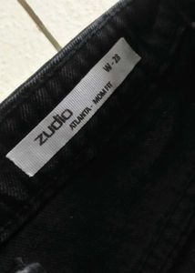 Mom Fit Jeans Black Colour