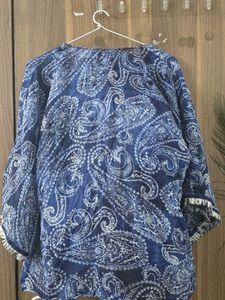 Paisley Print Shrug Top
