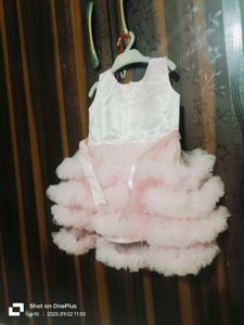 Party Wear Pink Frock