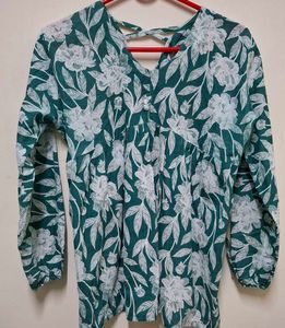 Floral Print Long Sleeve Top