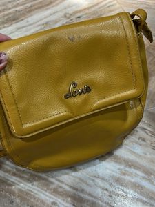 Lavie Mustard Crossbody Bag