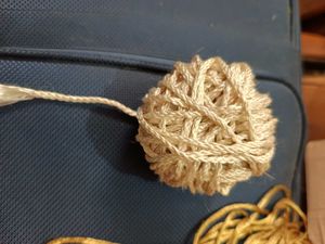 Silk Smooth Finish Dori Yarn Ball Craft Ornament