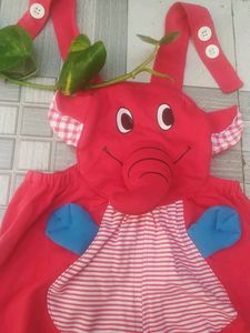 Unisex Elephant Dungree Set