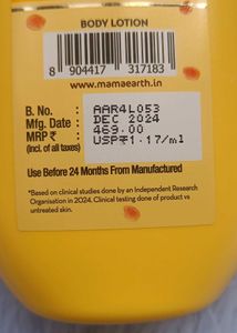 Mamaearth Vit-C Daily Glow/Ubtan Moisturizing Body