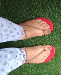Red Sandals