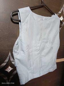 Gray Sleeveless Top