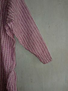 Pink Striped Tunic Dress