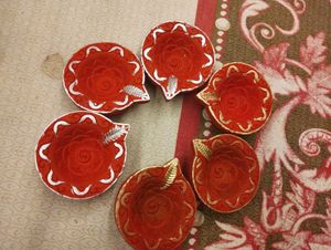 Handcrafted Clay Diya Set 10