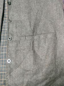 Khadi India Double Sided Nehru Jacket For Men (46&#34;