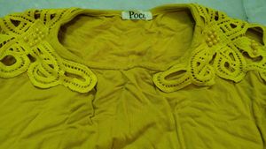 Designer Yellow top