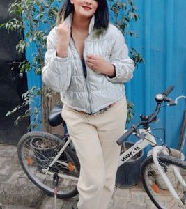 Auth Georgio Armani SILVER down-like poofy jacket