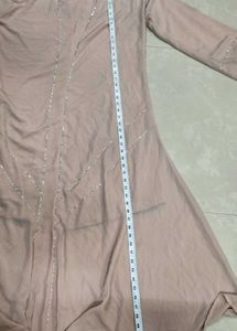 Elegant Blush Pink Abaya.Size 44.Length 51