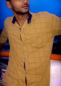Mens Casual Check Shirt